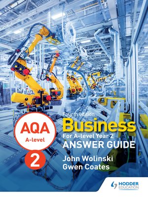 cover image of AQA A-level Business Year 2 Answer Guide